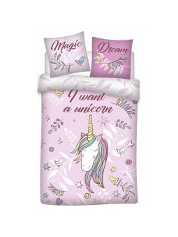 Parure de couette Licorne -...