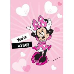 Plaid Polaire Minnie Disney...