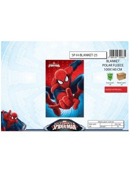 Plaid polaire Spider Man...