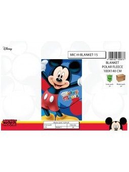 Plaid Polaire Mickey Disney...