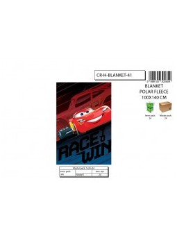 Plaid Polaire Cars Disney -...