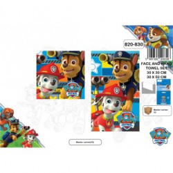 Set de 2 serviettes Paw...