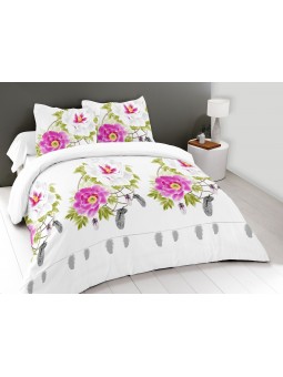 Parure de couette Pivoines...