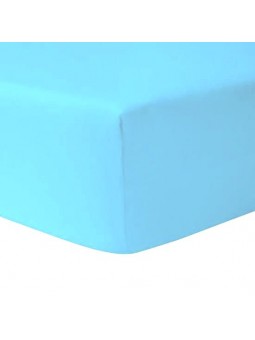 Drap Housse 90 x 190 Bleu...