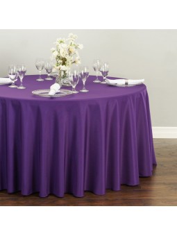 Nappe unie ronde 160 cm...